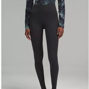 BLACK Lululemon InStill High-Rise Tight 28"